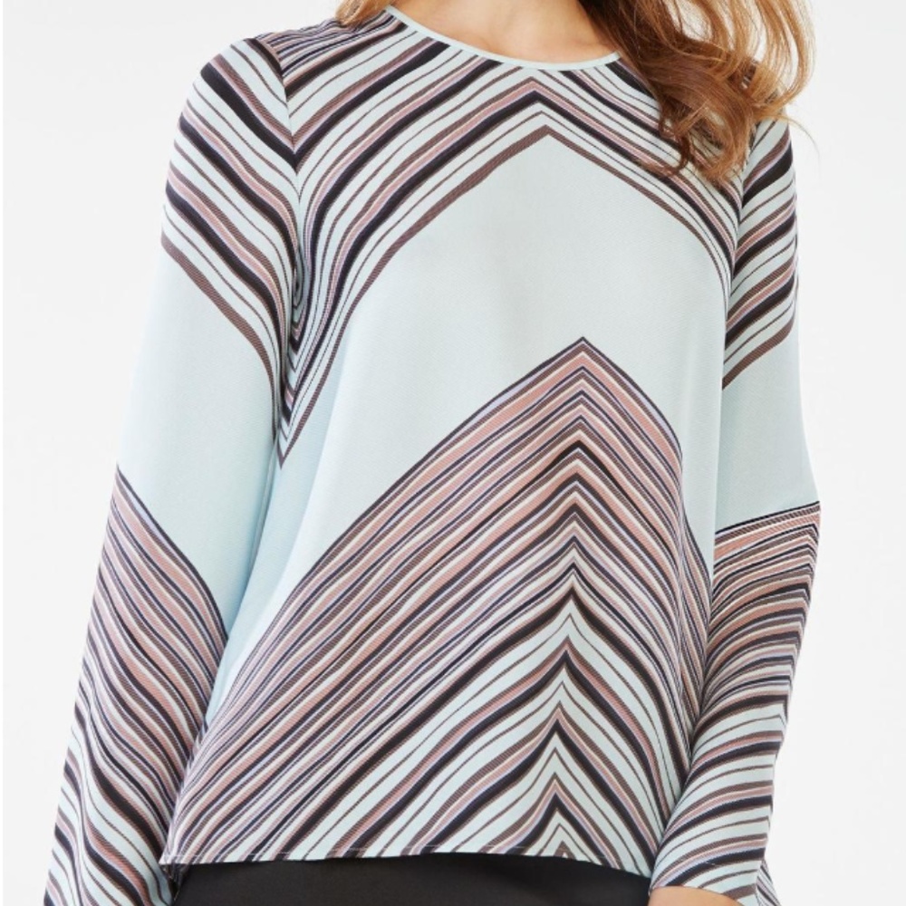 BCBGMAXAZRIA - Long-sleeved Printed Blouse